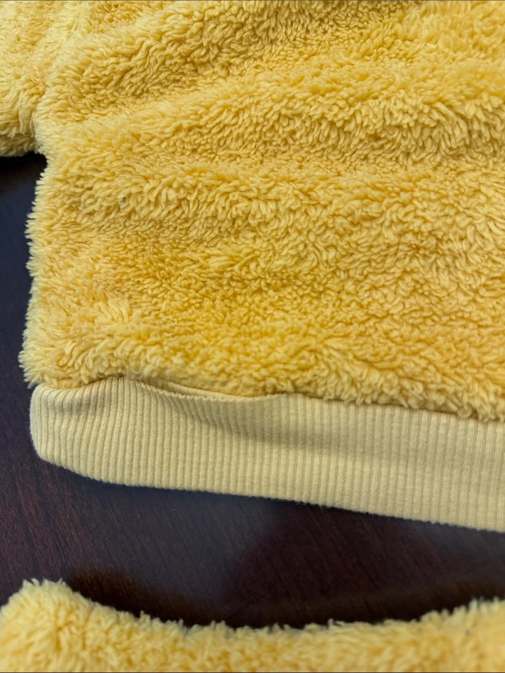Yellow Fuzzy Thanksgiving Baby Set with Turkey Applique